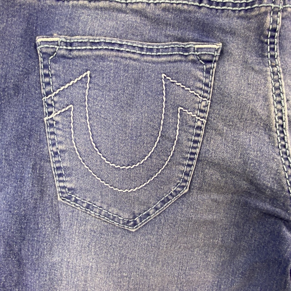 True Religion Geno Big T NF Slim Jeans Men's Size 38 Medium Neptune Wash NWT - Picture 4 of 16